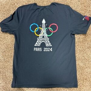 Nike Black Paris Olympics javelin project shirt large